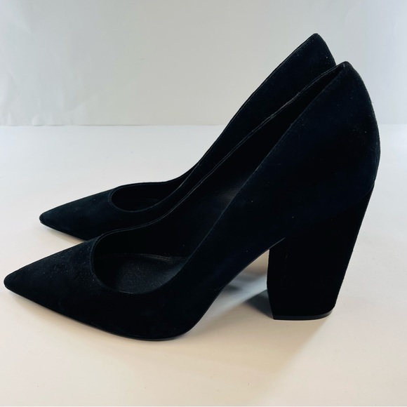 STEVEN MADDEN ZYLER BLACK SUEDE BRAND NEW WOMENS SIZE 11 PUMPS - Picture 3 of 9